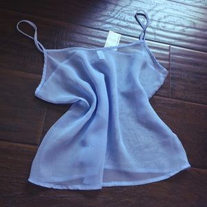 AA Periwinkle Chiffon Cami